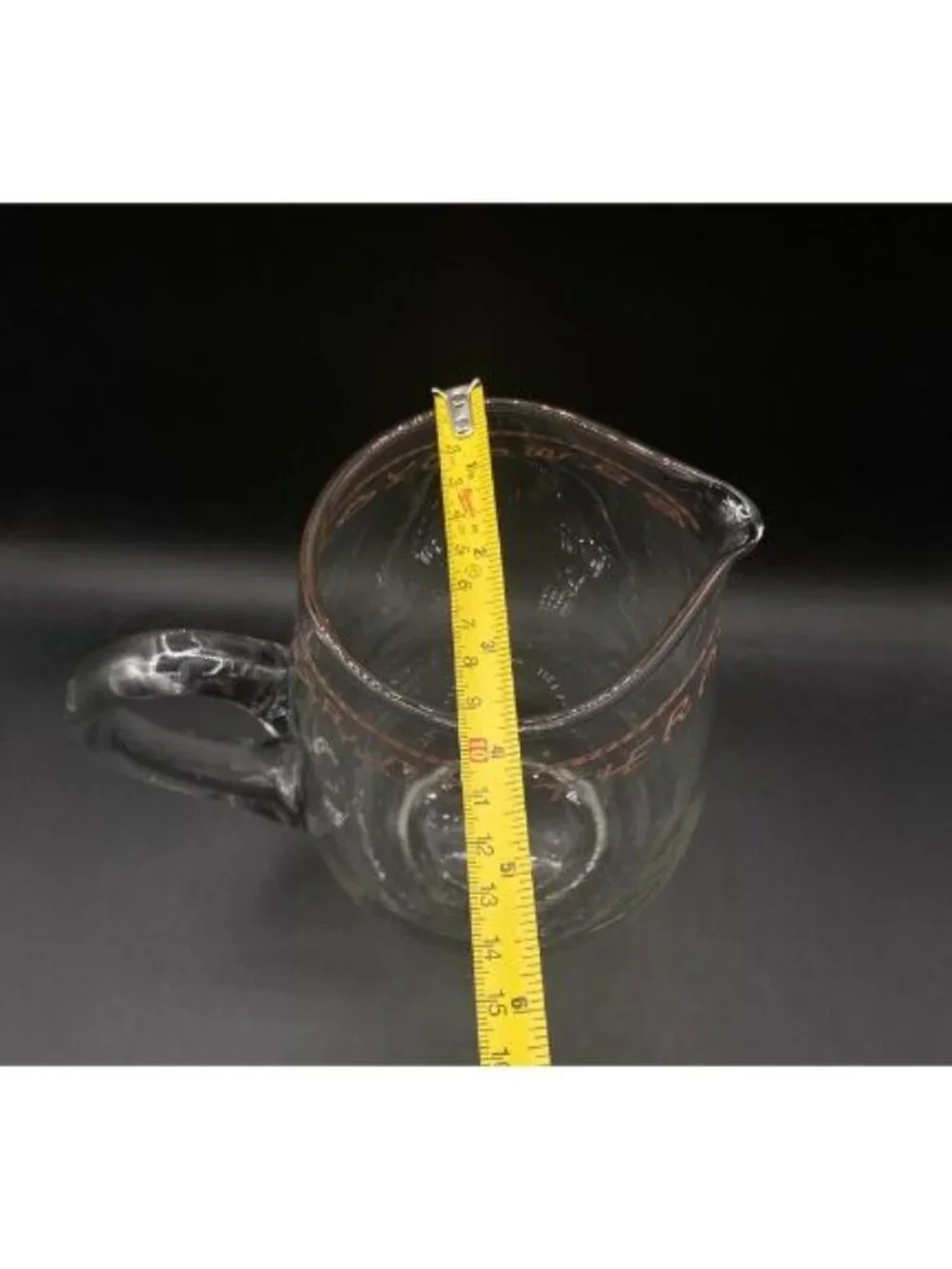 Cowboy Poetry Gathering Western Brands Large Iced Tea Glass Pitcher 8.25”
